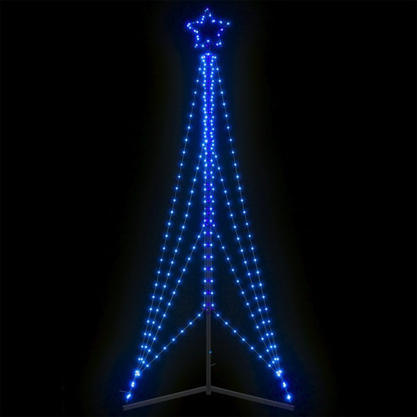 Luces para árbol de Navidad 483 LED azul 240 cm D