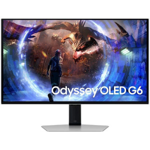 Monitor Gaming SAMSUNG G6 ODYSSEY 27" OLED S27DG600SU blanco D