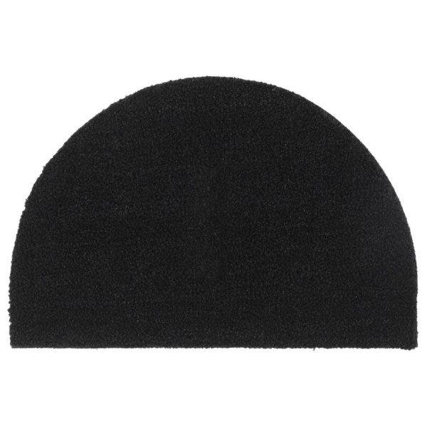 Felpudo semicircular de fibra de coco negro 40x60 cm Felpudo semicircular de fibra de coco negro 40x60 cm D