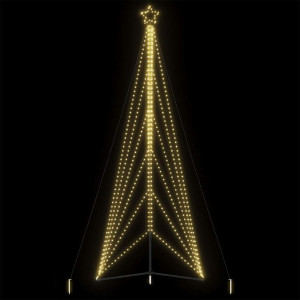 Luces para árbol de Navidad 861 LEDs blanco cálido 478 cm D