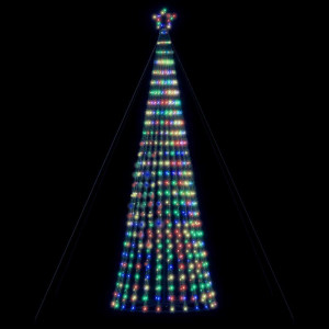 Árvore de Natal luz cone 1028 colorido LEDs 403 cm D