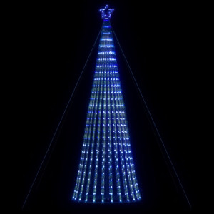 Árbol de Navidad cono de luz 1028 LEDs azul 403 cm D