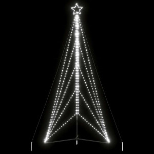 Luces para árbol de Navidad 615 LEDs blanco frío 404.5 cm D