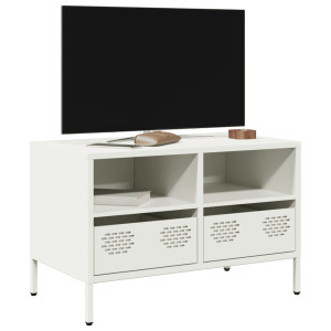 Mobiliário para aço de TV laminado em branco frio 68x39x43.5 cm D