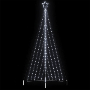 Luces para árbol de Navidad 570 LEDs blanco frío 399 cm D