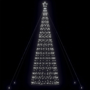 Árbol de Navidad cono de luz 1534 LEDs blanco frío 503 cm D