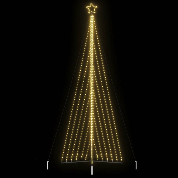 Luces para árbol de Navidad 789 LEDs blanco cálido 476 cm D