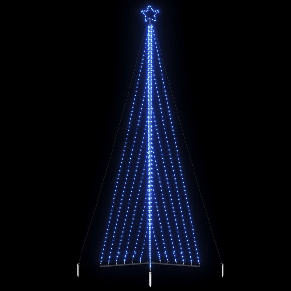 Luces para árbol de Navidad 789 LED azul 476 cm D