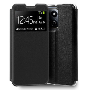 Funda COOL Flip Cover para Honor 200 Smart 5G Liso Negro D