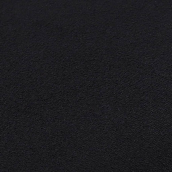 Taburete de terciopelo negro y dorado M 2