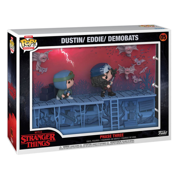 Funko pop momentos de luxo pack 2 coisas estranhas fase 3 eddie & dustin 70257 D