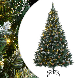 Árvore de Natal artificial com 300 LEDs 240 cm D