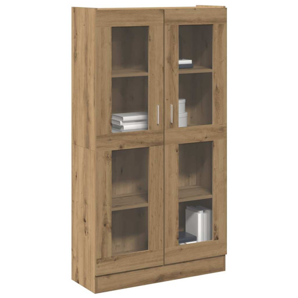 Aparador alto madera ingeniería roble artisan 82.5x30.5x150 cm Aparador alto madera ingeniería roble artisan 82.5x30.5x150 cm D