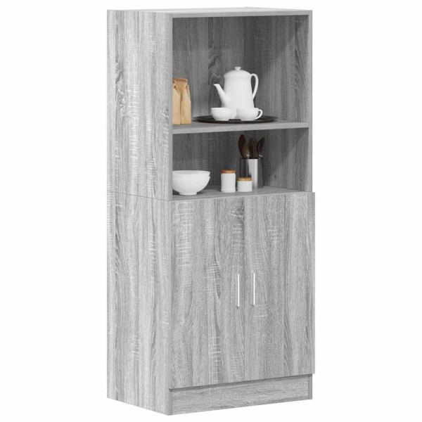 Móveis cozinha madeira engenharia cinza sonoma 57x41.5x131.5 cm D