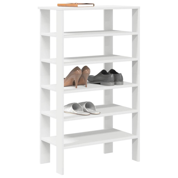 Mueble zapatero madera contrachapada blanco 61x32x105 cm D