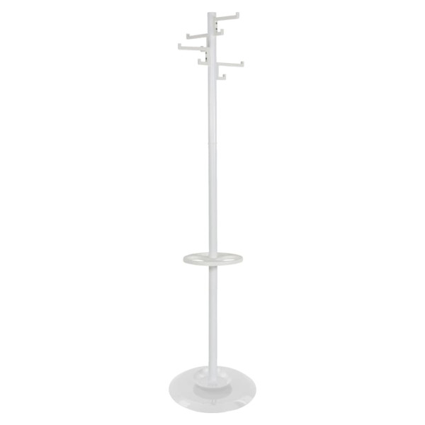 Suporte V-Part Stand com 8 ganchos porcelana branca 178 cm D