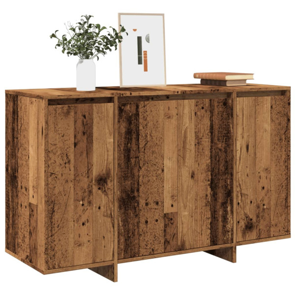 Aparador madera de ingeniería madera envejecida 120x41x75 cm D