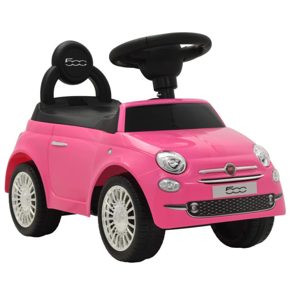 Coche correpasillos Fiat 500 rosa D