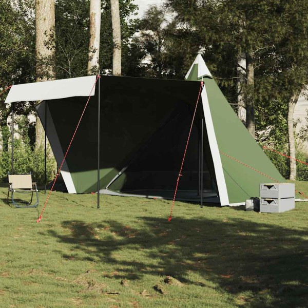 Tenda familiar tipi 6 pessoas impermeável verde D