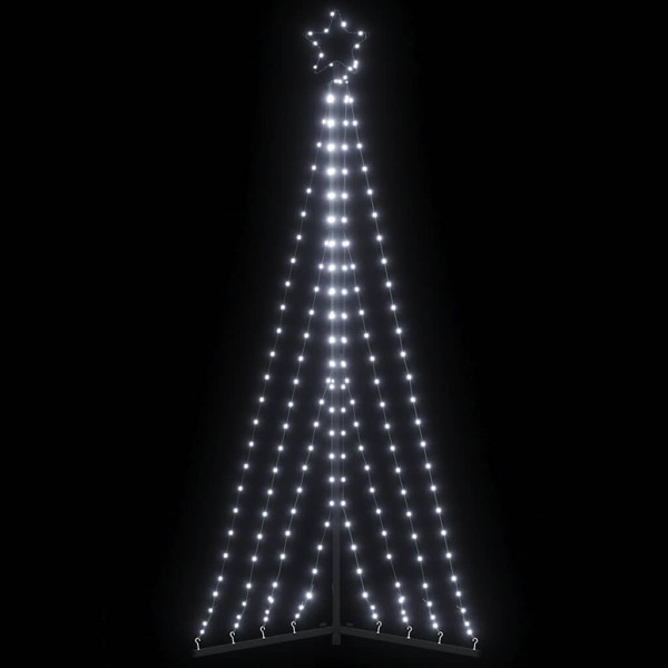 Luzes para árvores de Natal 339 LEDs brancos frios 182 cm D