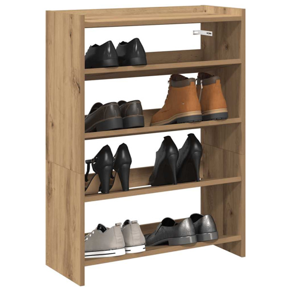 Zapatero artesanal de madera contrachapada 80x25x61.5 cm D