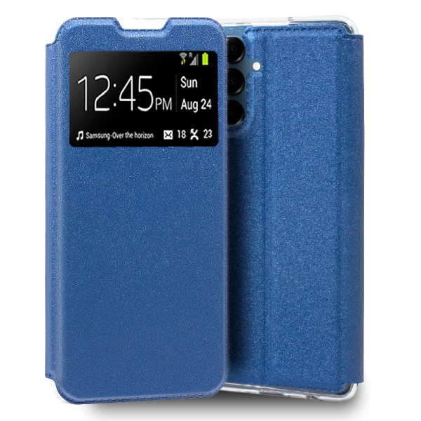 Funda COOL Flip Cover para Samsung A165 Galaxy A16 / A 16 5G Liso Azul D