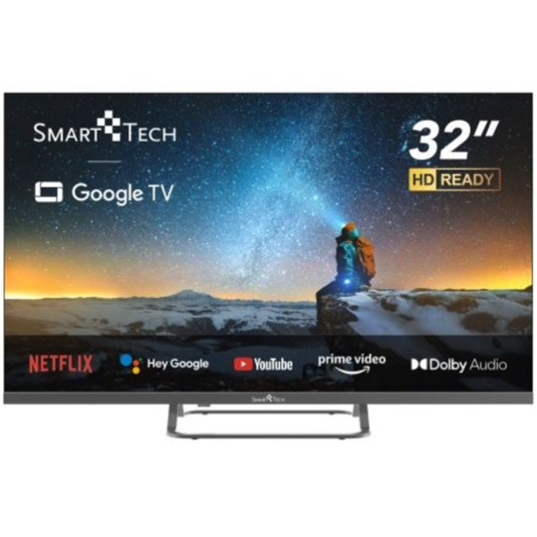 Smart TV SMART TECH 32" QLED FHD 32QW01V negro D