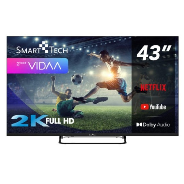 TELEVISIÓN LED SMART TECH FHD 43   43FV02V VIDAA TV D