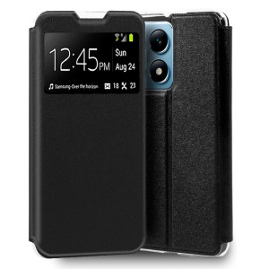 Funda COOL Flip Cover para Xiaomi 14T Liso Negro D