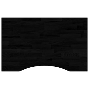 Tablero escritorio 80x60x2.5 cm rectangular madera maciza roble H