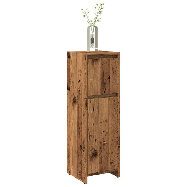 Armario de baño madera contrachapada envejecida 30x30x95 cm Armario de baño madera contrachapada envejecida 30x30x95 cm D