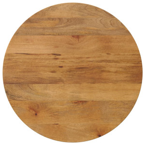 Tablero de mesa redondo madera maciza de mango Ø 80x2.5 cm D