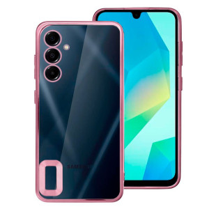 Carcaça COOL para Samsung A165 Galaxy A16 / A16 5G Borde Metalizado (Rosa) D