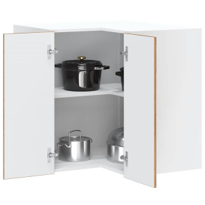 Mueble de cocina esquina pared Porto madera vieja D