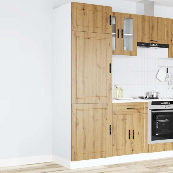 Mueble de cocina Porto de madera contrachapada roble artesanal Mueble de cocina Porto de madera contrachapada roble artesanal D