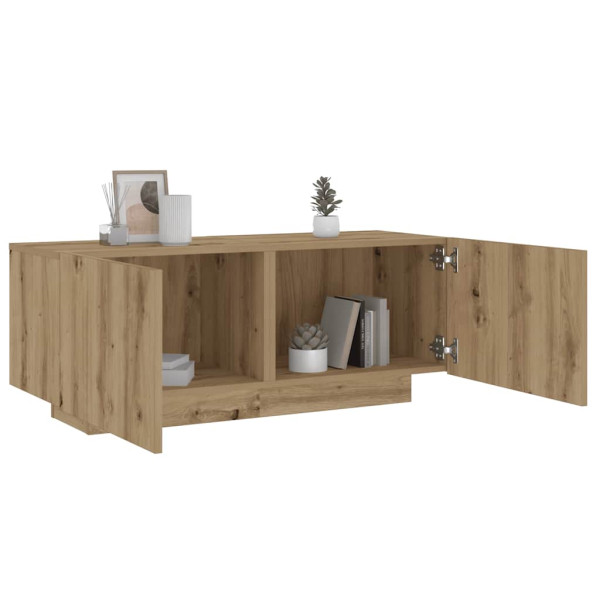 Mesita de noche madera de ingeniería roble artisian 100x35x40cm Mesita de noche madera de ingeniería roble artisian 100x35x40cm D