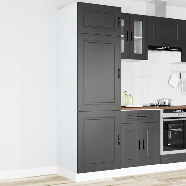 Mueble de cocina Porto de madera contrachapada negro Mueble de cocina Porto de madera contrachapada negro D