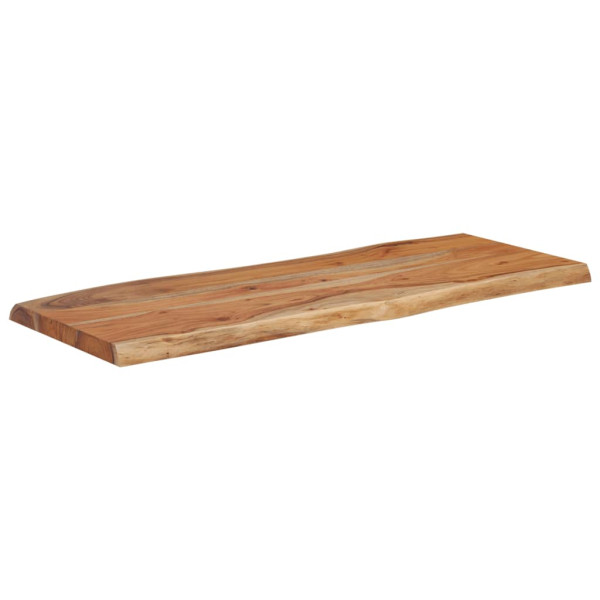 Tablero rectangular madera de acacia borde vivo 90x40x2.5 cm M 2