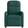 Sillón reclinable eléctrico tela verde oscuro 5