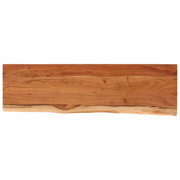 Tablero rectangular madera de acacia borde vivo 140x40x3.8 cm M 2