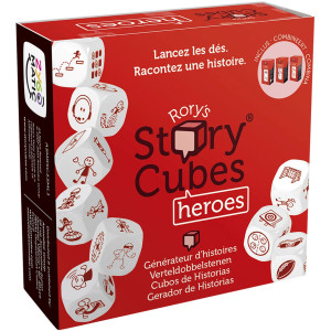 Asmodee tabela jogo história cubos heróis pegi 8 D