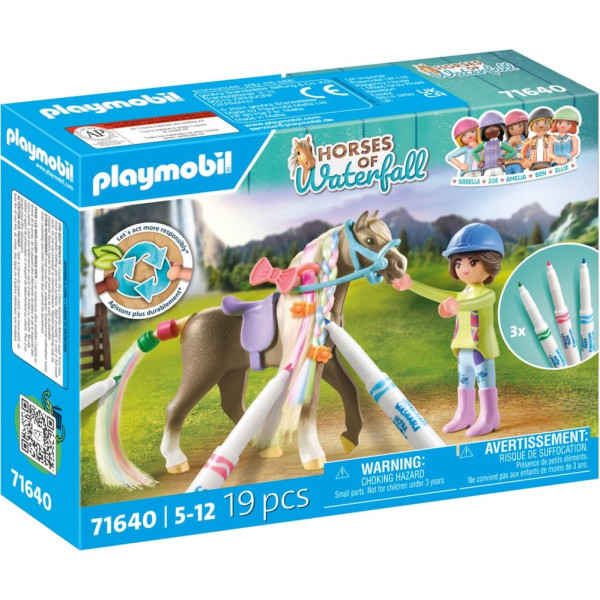 Playmobil set caballo para colorear D