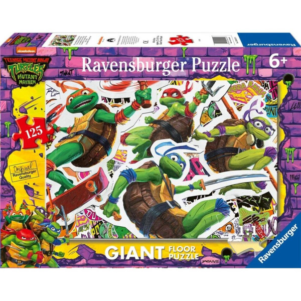 Puzzle ravensburger adolescente mutante ninja tartarugas D