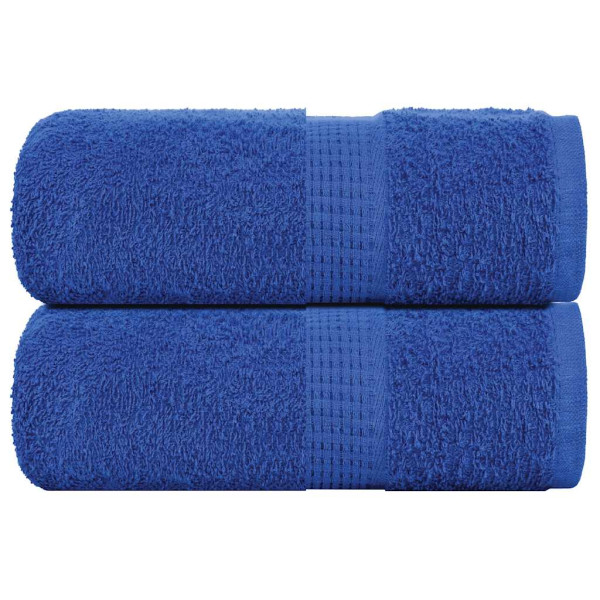 Toallas de Jabón 2 piezas azul 30x30 cm 360 g/m² 100% algodón D