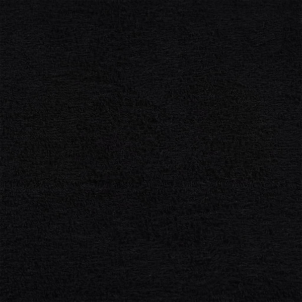 Toallas 10 uds 100% algodón negro 100x200 cm 600 gsm M 5
