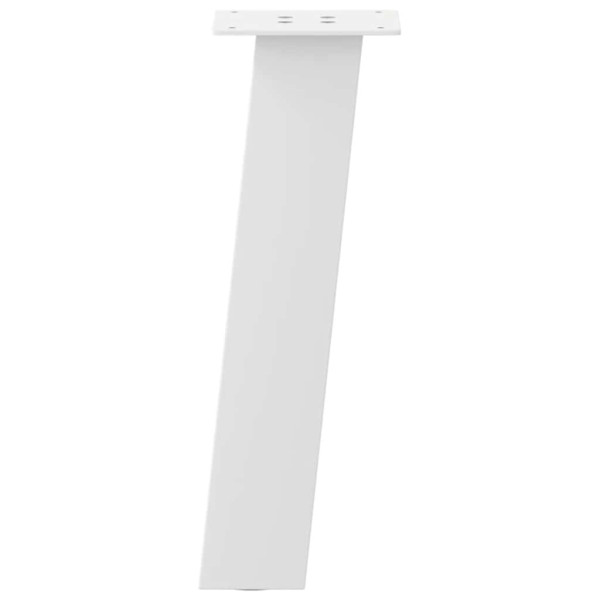 Patas para mesa de centro 4 uds acero blanco 30 cm M 5