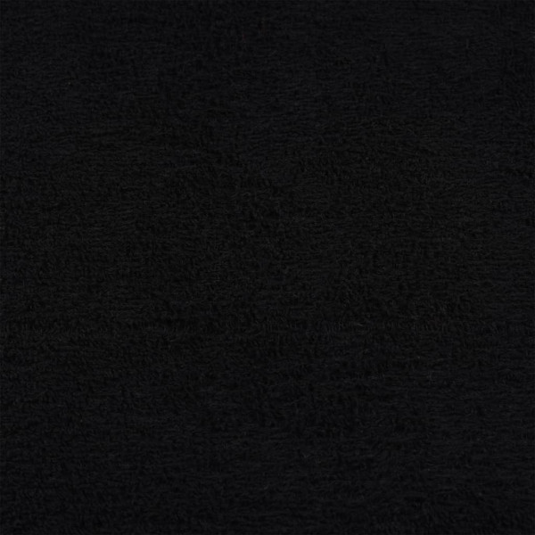 Toallas de ducha 4 uds 100% algodón negro 70x140 cm 360 gsm M 5