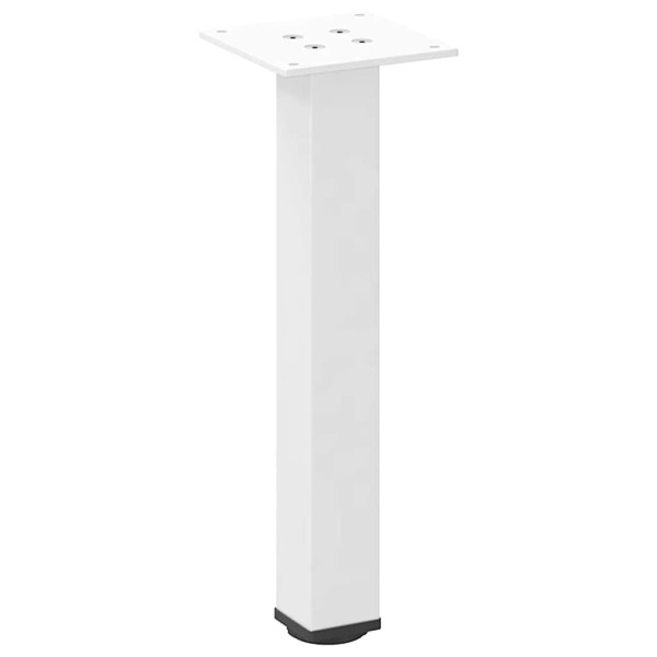 Patas para mesa de centro 4 uds acero blanco 30-32 cm M 4