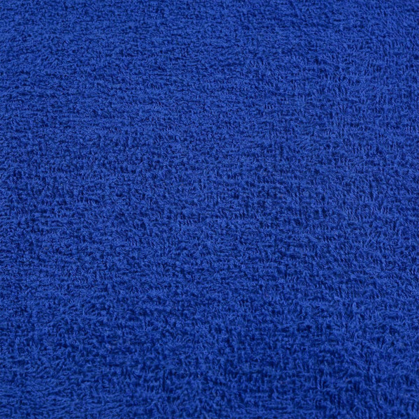 Toallas de visita 10 piezas azul 30x50 cm 360 g/m² 100% algodón M 5