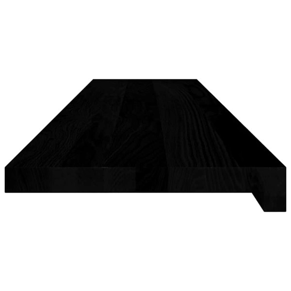 Peldaños de escalera 20 uds madera maciza roble marrón oscuro M 5